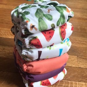 Thirsties- AIO Newborn Cloth Diaper lot